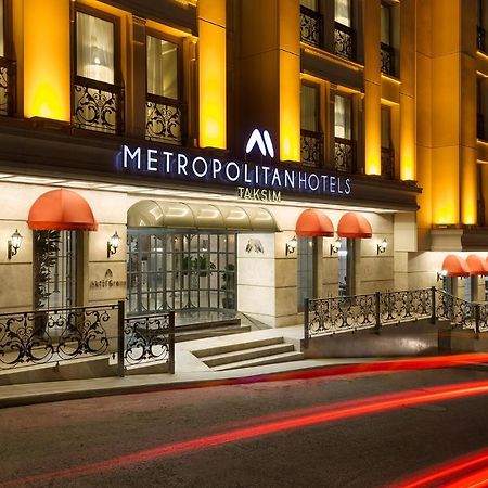 Metropolitan Hotels Taksim Istambul Exterior foto