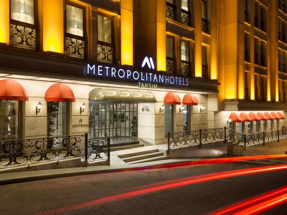 Metropolitan Hotels Taksim Istambul Exterior foto