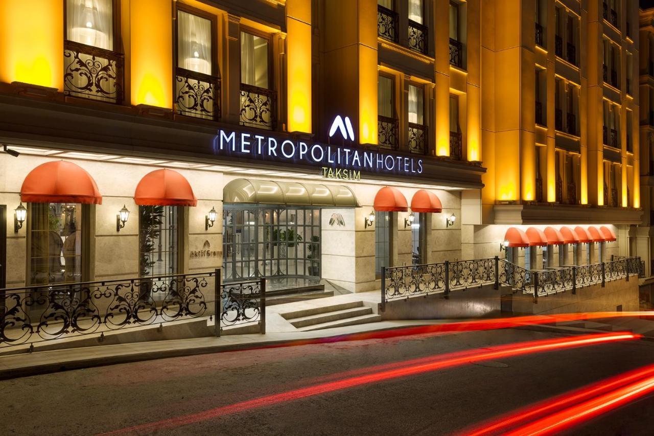 Metropolitan Hotels Taksim Istambul Exterior foto